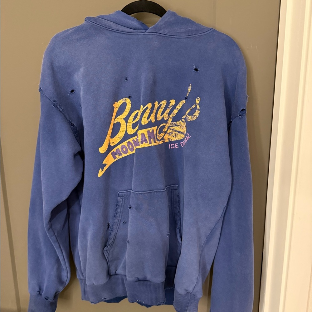 Benson Boone Merch: Blue Benny's Moonbeam Hoodie
